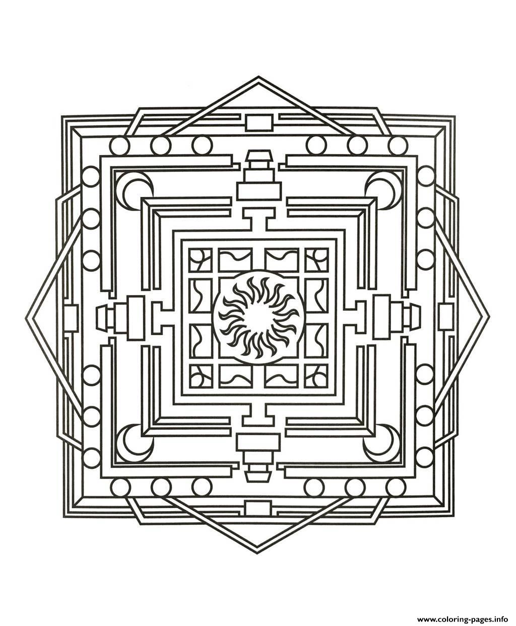Mandalas To Download For Free 3  coloring